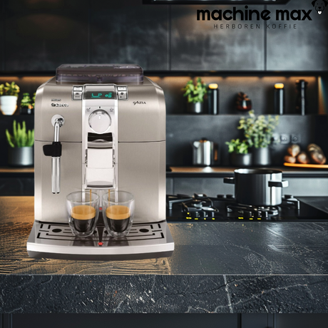 Saeco Syntia SUP037DR RVS Koffiemachine - Gereviseerd, 6 Maanden Garantie